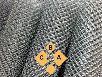 Chain Link wire 4ft x 18m G12 2.5mm